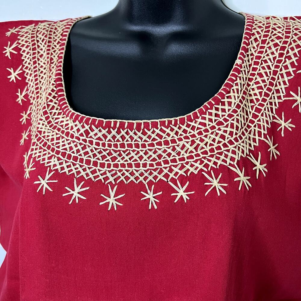 Authentic Mexican Women's Shirt Size M - Picture 4 of 9